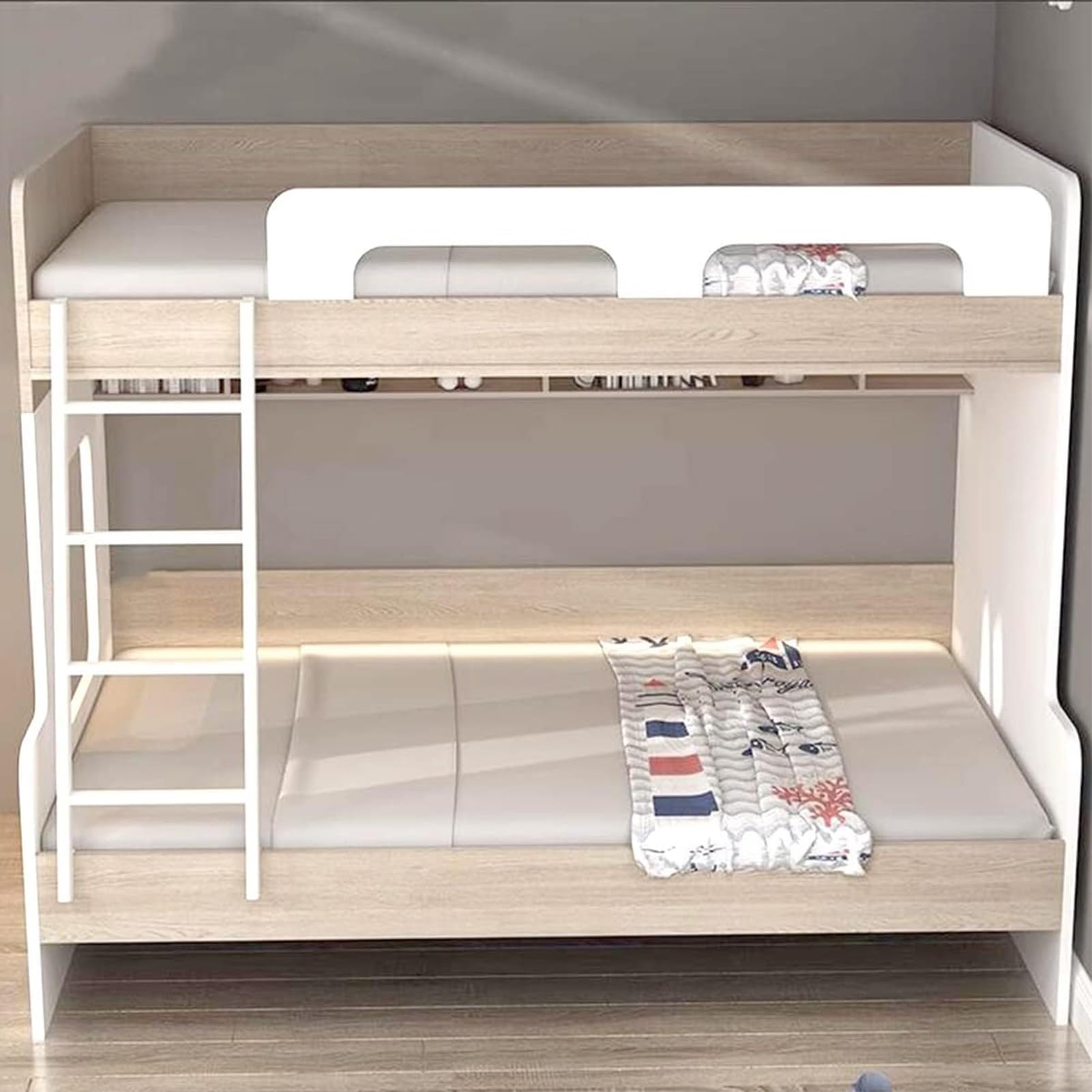 Escalera para litera de metal para ganar espacio en dormitorios y ambientes reducidos