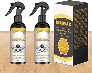 Beeswax Wood Polishing Spray, Natural Micro-Molecularized Beeswax Spray, Furniture Polish Beeswax Spray, Beeswax Furniture Polish Wood Wax Spray, Bees Wax Furniture Polish and Cleaner (2Pcs)