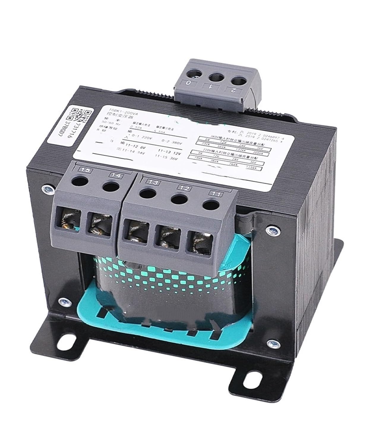 GBK1-200VA Isolation Machine Tool Control Transformer AC 380V/220V(Input 380V Output 220V)