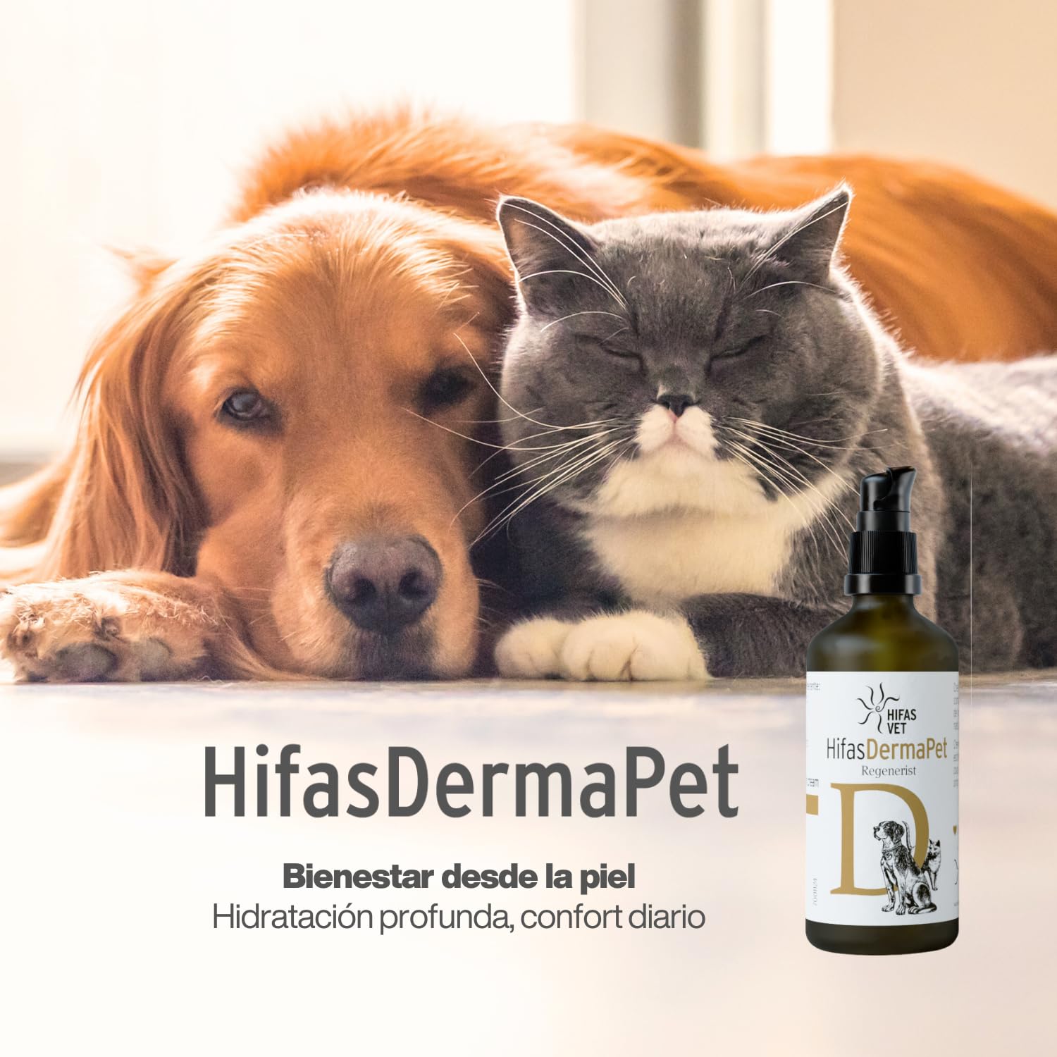 HIFAS Vet - Derma Pet Crema Hidratante Dermoprotectora para Perros y Gatos - 50 ml