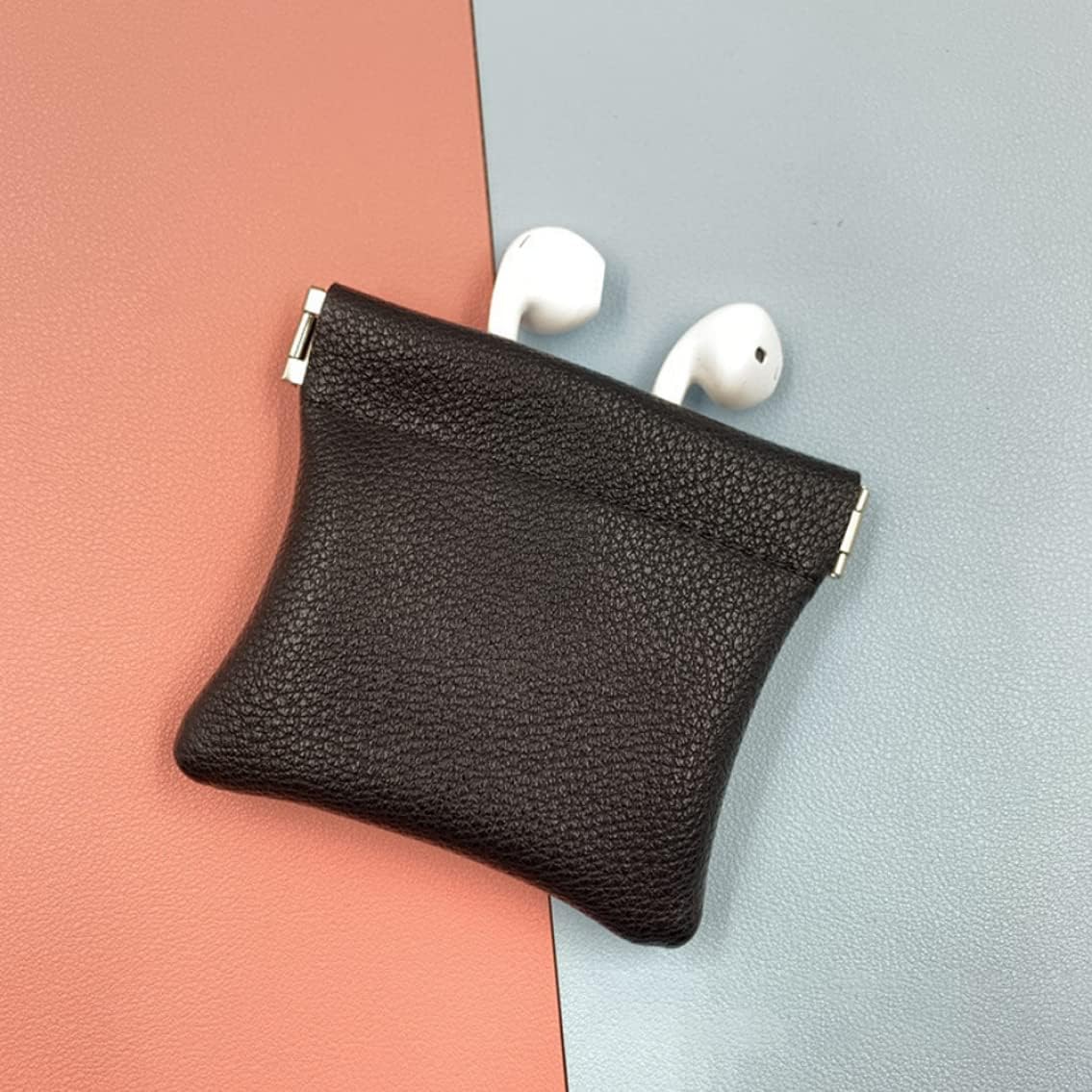Coin Purse Mini Pouch Change Wallet 7.8 cm x 8.9 cm for Men Woman
