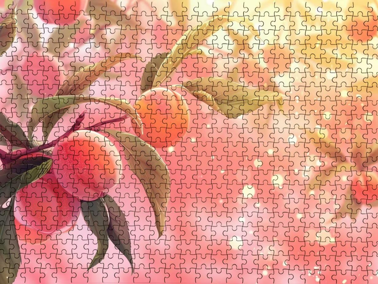Clásicos Puzzle 6000 para Adultos, Fruta De MelocotóN De Miel LDYQS7-556