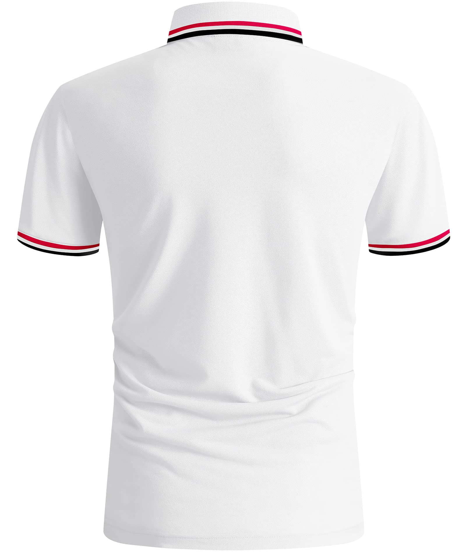 SwissWell Polo Uomo Manica Corta Asciugatura Rapida Traspirante Golf T-Shirt Tennis Polo Shirt Estiva per Uomo Casual Golf Top T-Shirt