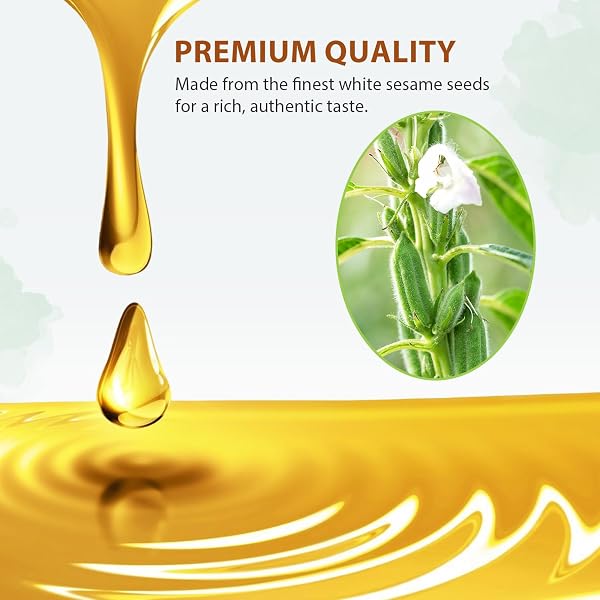 Soeos Toasted Sesame Seed Oil, 250ml (8.45 Fl Oz) - Pure Nutty Flavor for Asian Food, Noodles, Soup, Baking & Stir-Fry Cooking. - 4