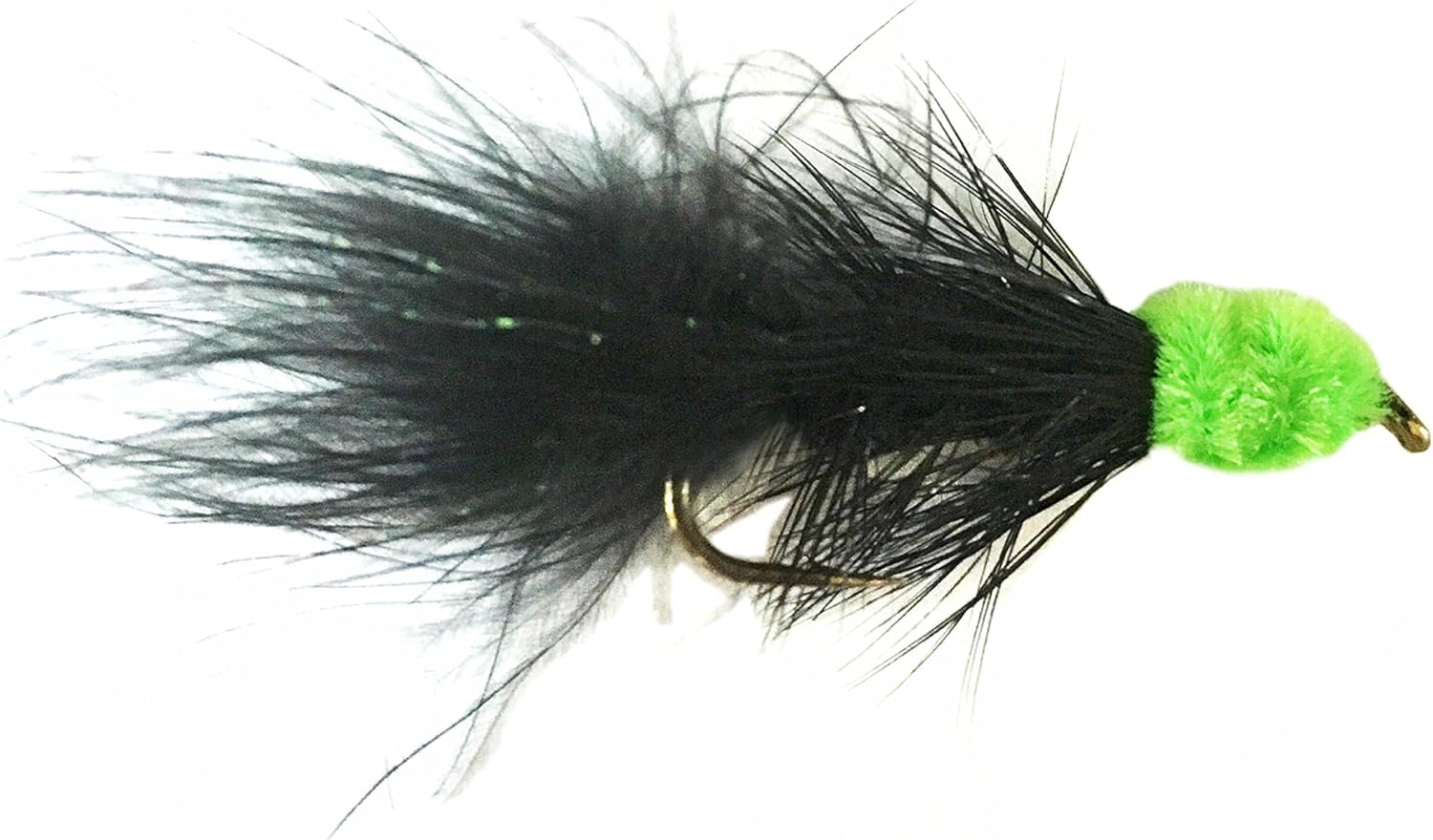 (4, Black-Green) - Egg Sucking Leech Fly Fishing Flies