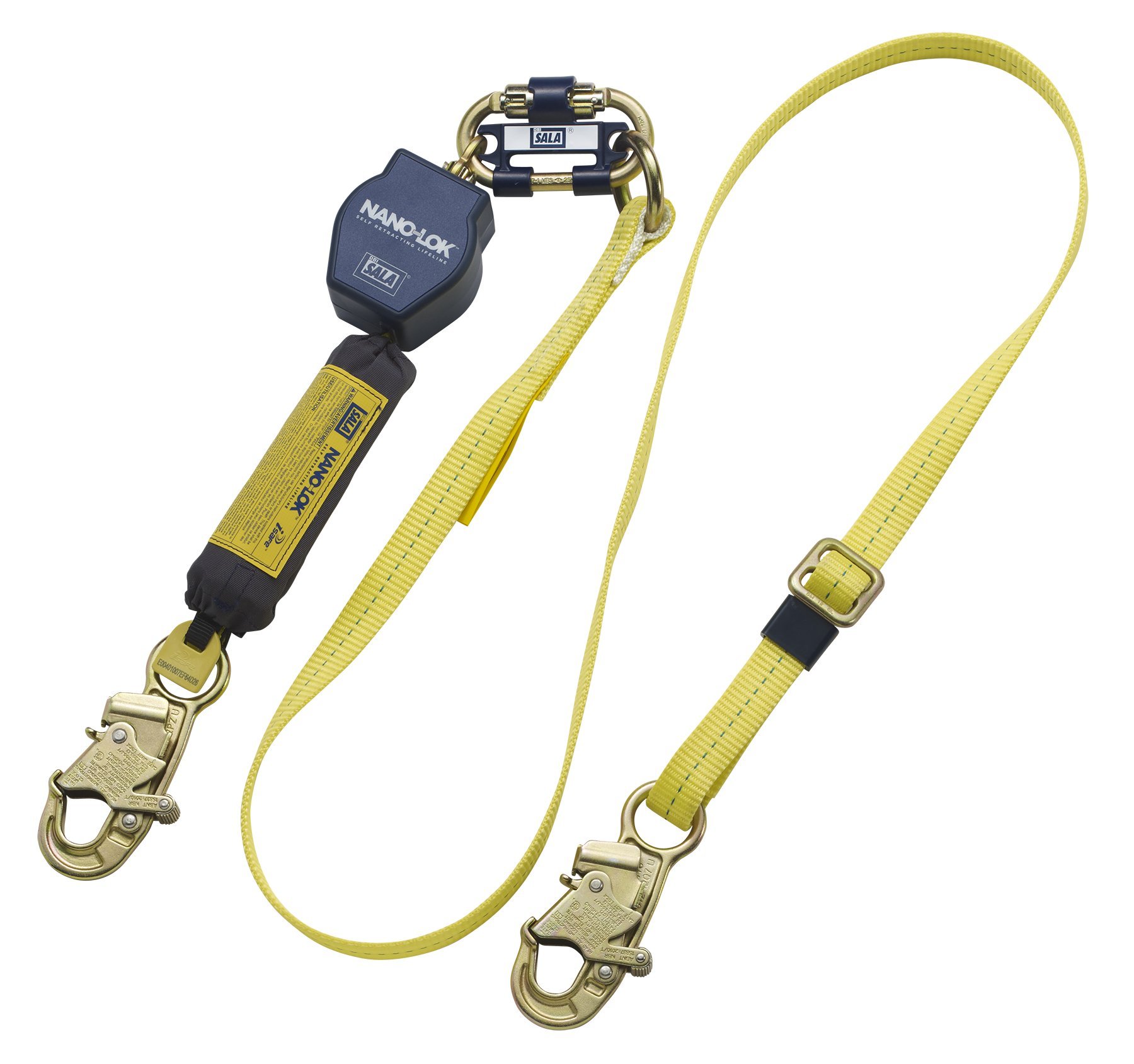 3M DBI/Sala 1231078 Single-Leg Adjustable Web, Snap Hook One End