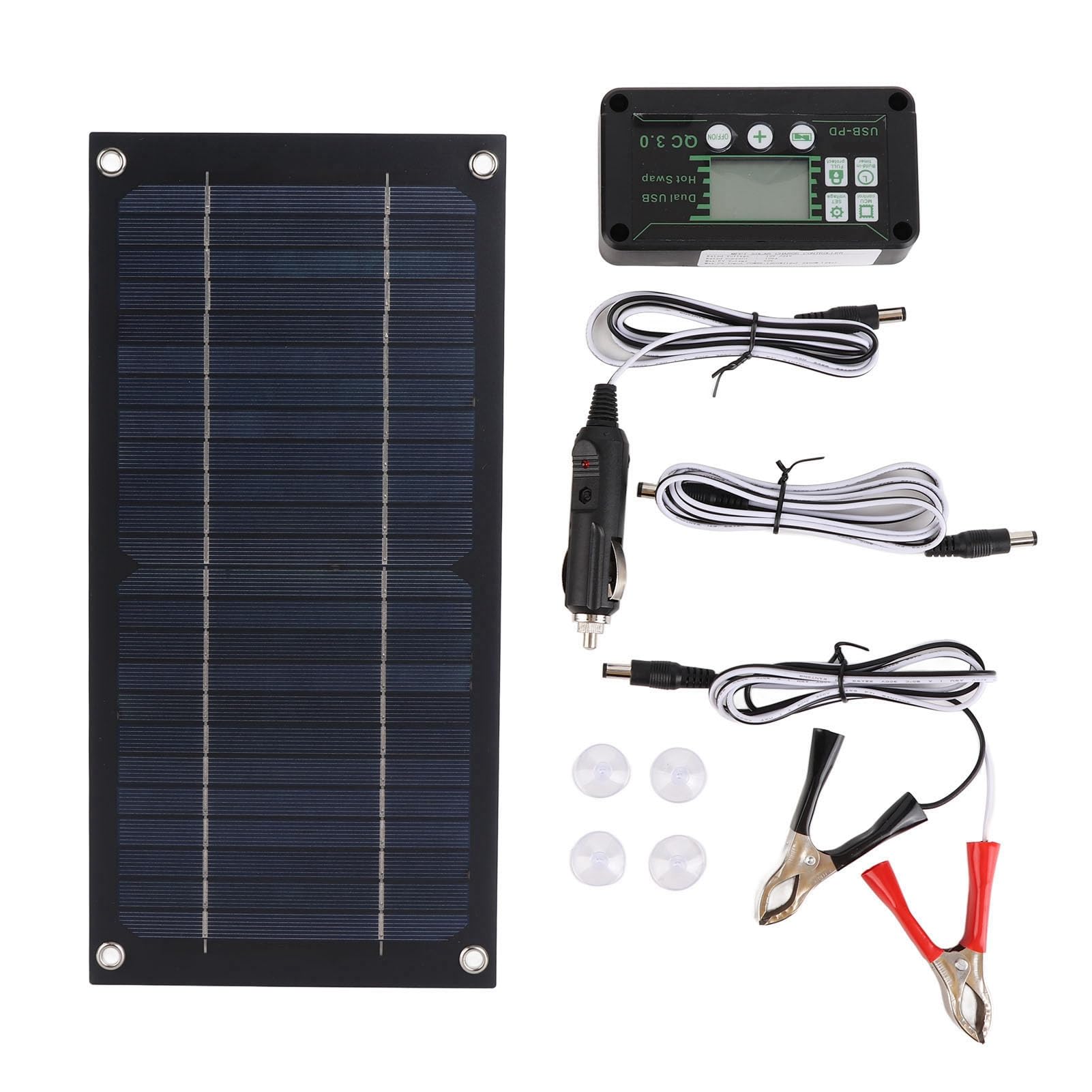 Panneau solaire portable 600W avec contrôleur et câble d'extension
