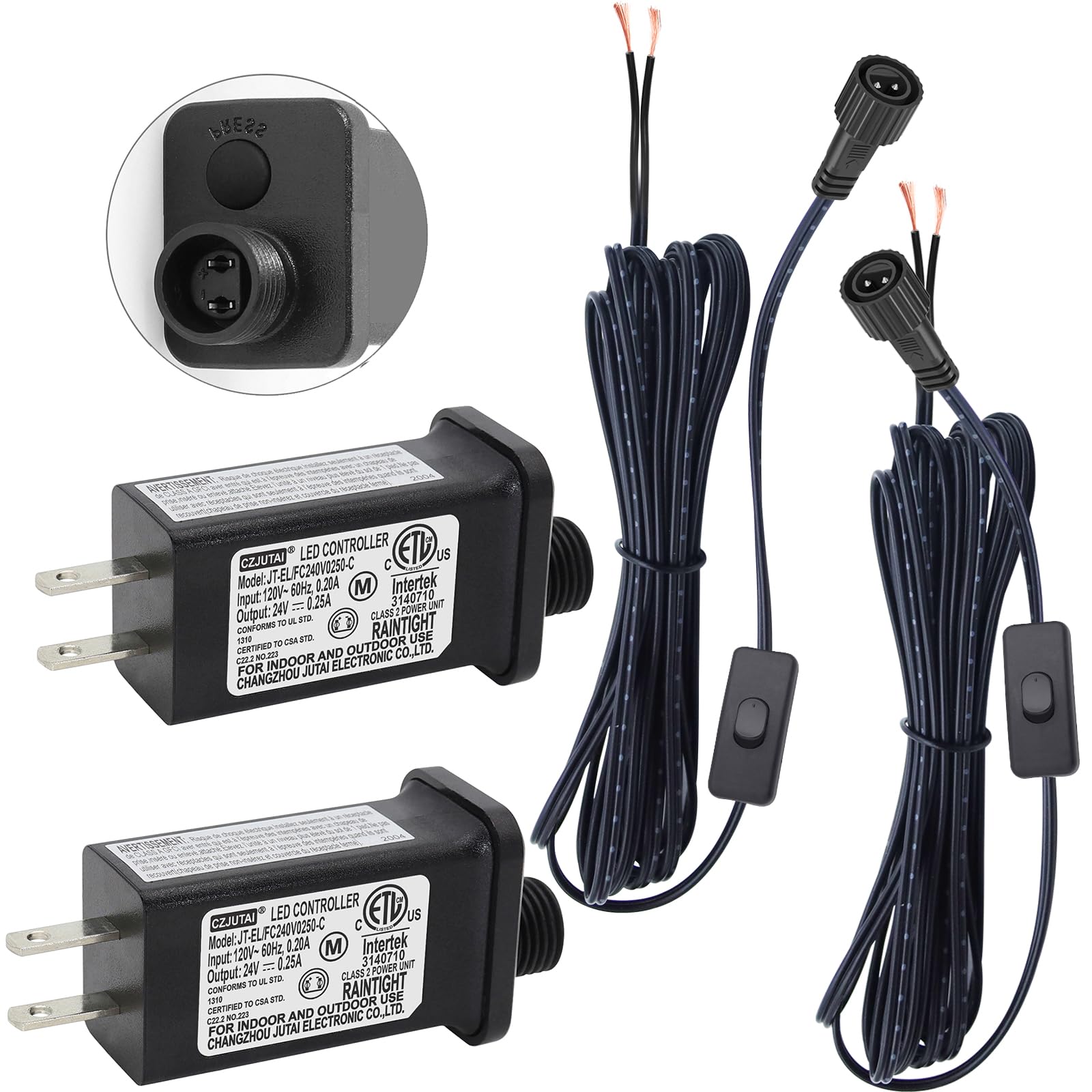 T no T lighting equipment シリコンコネクター 30V 9W 8 Mode Light CZJUTAI JT-EL/FC300V0300-C 30V9W LED