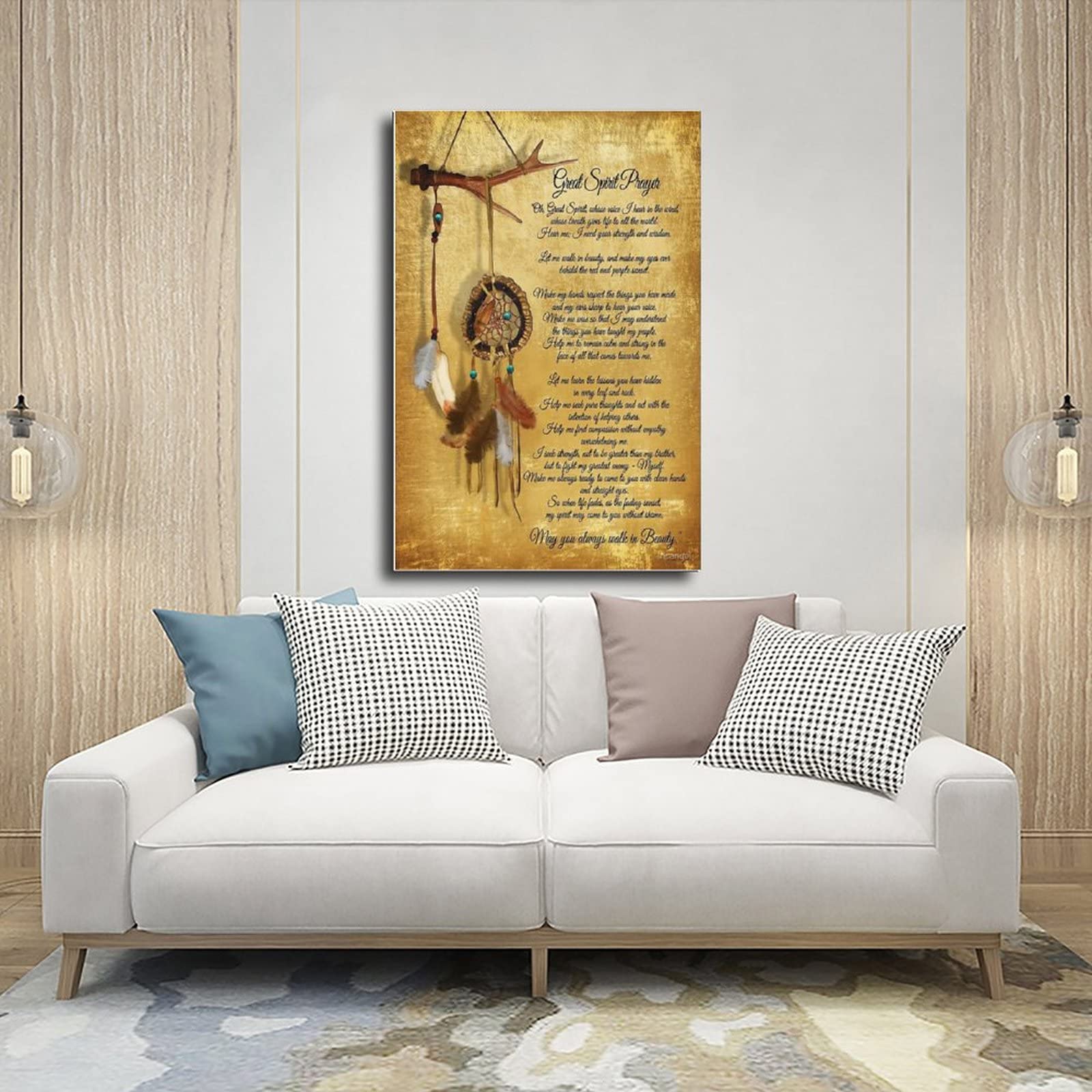 Eastern Print Set 9 Poster Nativi Americani – Arte Tribale, Decorazione Pareti Senza Cornice