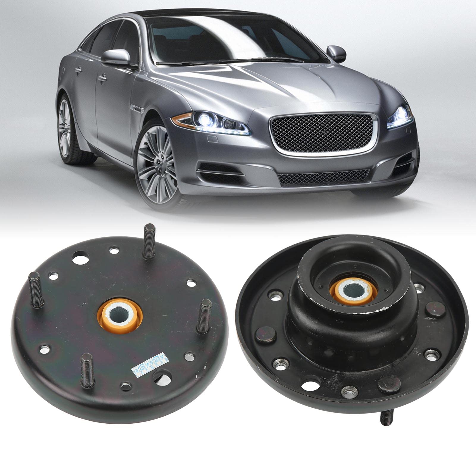 C2P22948 Zestaw Mocowania Sprężyny Amortyzatora Przedniego Amortyzatora Pasuje do JAGUARS XJ 2010 2016, XJR 2010 2016 Wymiana Wspornika Lewego Prawego