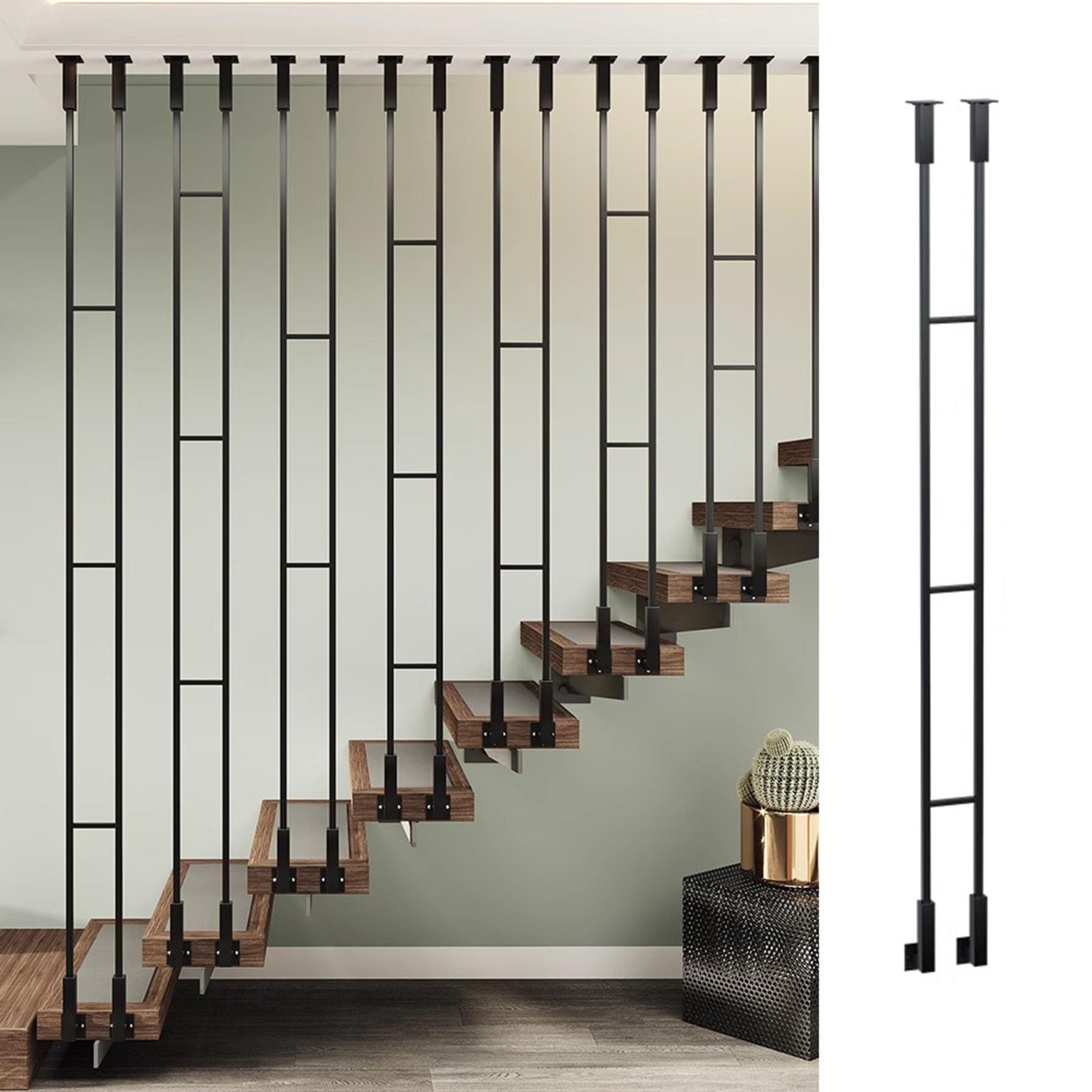 Balustres modernes HAIXHX pour couloirs intérieurs et balcons de villa