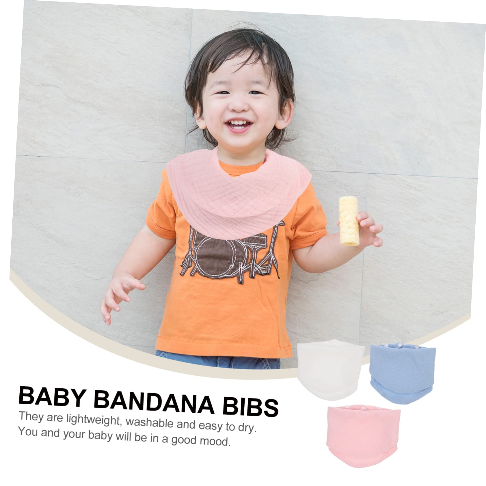 ifundom 9pezzi Bavaglini Bandana Morbidi e Assorbenti Per Cotone Muslin Per Alimentazione e Ruttini Proteggono Liquidi e Mantengono Collo Asciutto