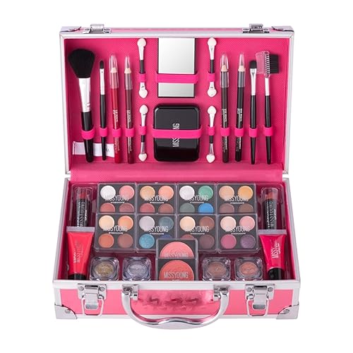 Kit de maquillaje básico para niñas adolescentes, kit de maquillaje para mujeres, kit de maquillaje para mujeres, kit completo de maquillaje para