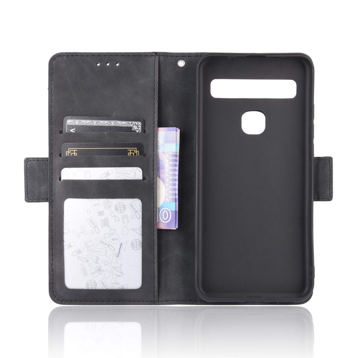 Custodia A Portafoglio Pixfab Per TCL 10 Lite - Pelle PU Rosa Con Chiusura Magnetica, Slot E Cavalletto