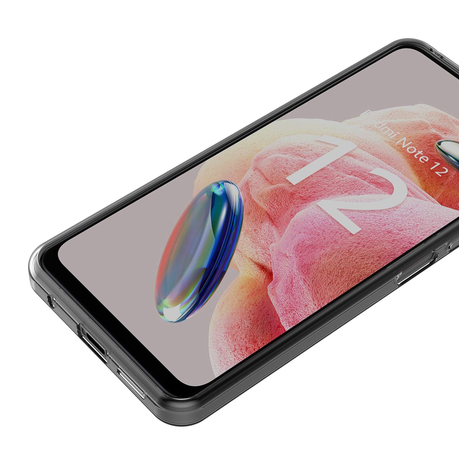 AICEK Cover Trasparente In Silicone TPU Per Xiaomi Redmi Note 12S - Custodia Morbida Sottile Antiurto Con Bordi Rialzati (18 Mesi Di Garanzia) - 2