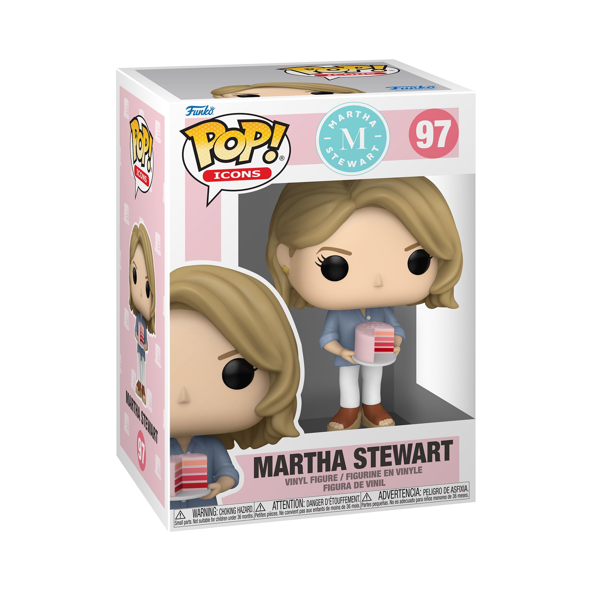 Funko POP! Icons: Martha Stewart with Cake - Collectable Vinyl Figure - Gift Idea - Official Merchandise - Toys For Kids & Adults - Model Figure for Collectors and Display