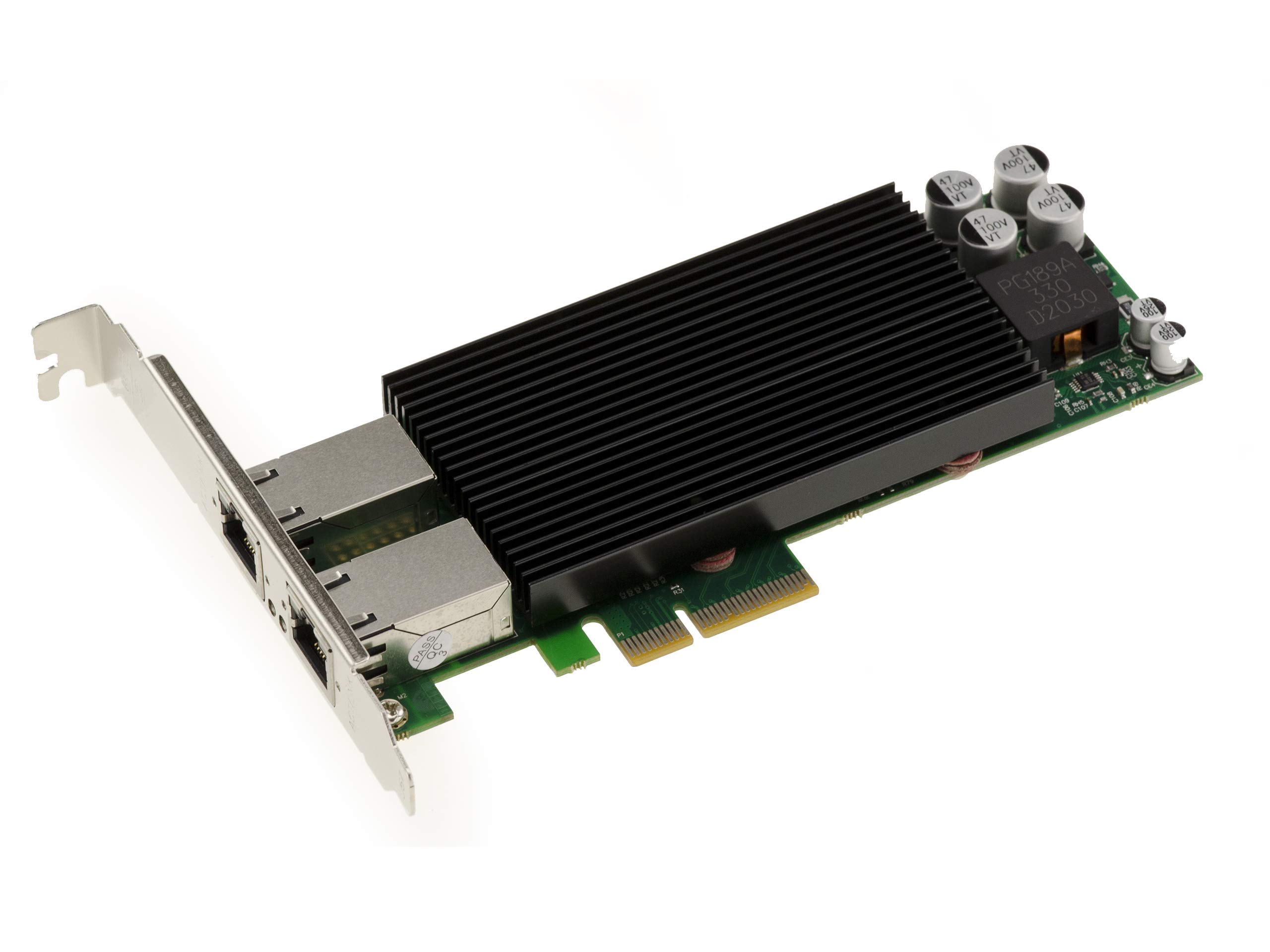 KALEA-INFORMATIQUE Carte PCIe x4 2 Ports RJ45 Gigabit PoE+ Intel 82576