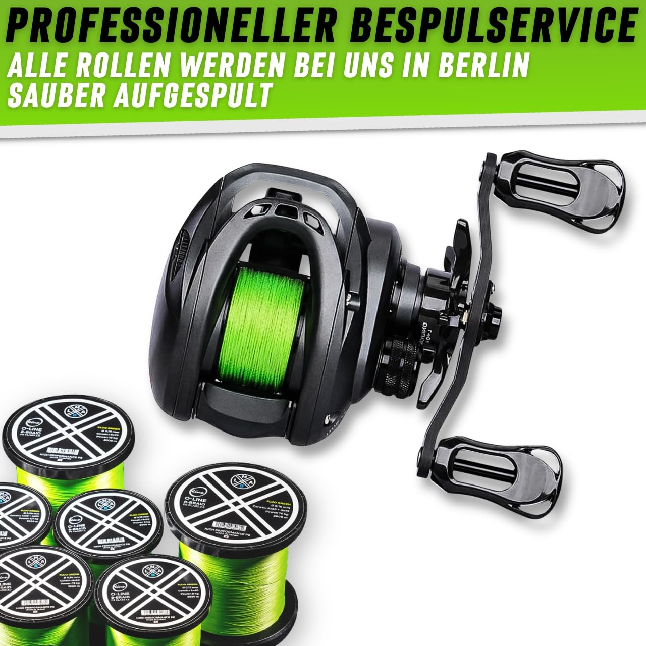 LMAB Baitcast Combo Light - La Moustique Baitcaster Rute und Tsurinoya Dark Wolf Ultra KF50S Rolle mit Schnur im Set, für Anfänger bis Profi, Angelrute