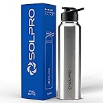 Titan 1000mL ISI Certified Stainless Steel Water Bottle for Office,School,College,Travel,Gym,Yoga,Camping,Sports & Outdoor For Men,Women,Athletes,Kids,Children,Student, Leak & BPA Free (Steel)