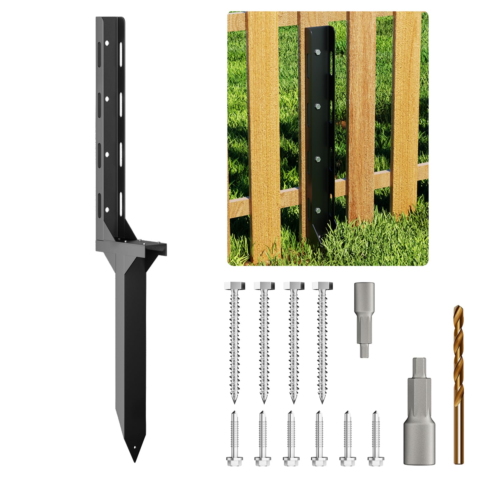 Metal Fence Post Repair Bracket Warehouse Sale www.meesenburg.kz