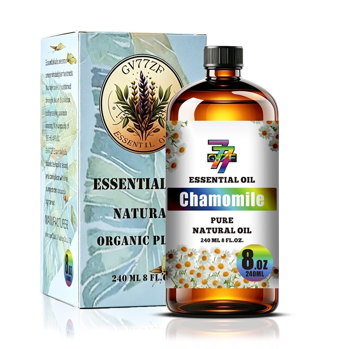 Chamomile Essential Oil for Diffuser Massage, Chamomile Oil 8 fl oz