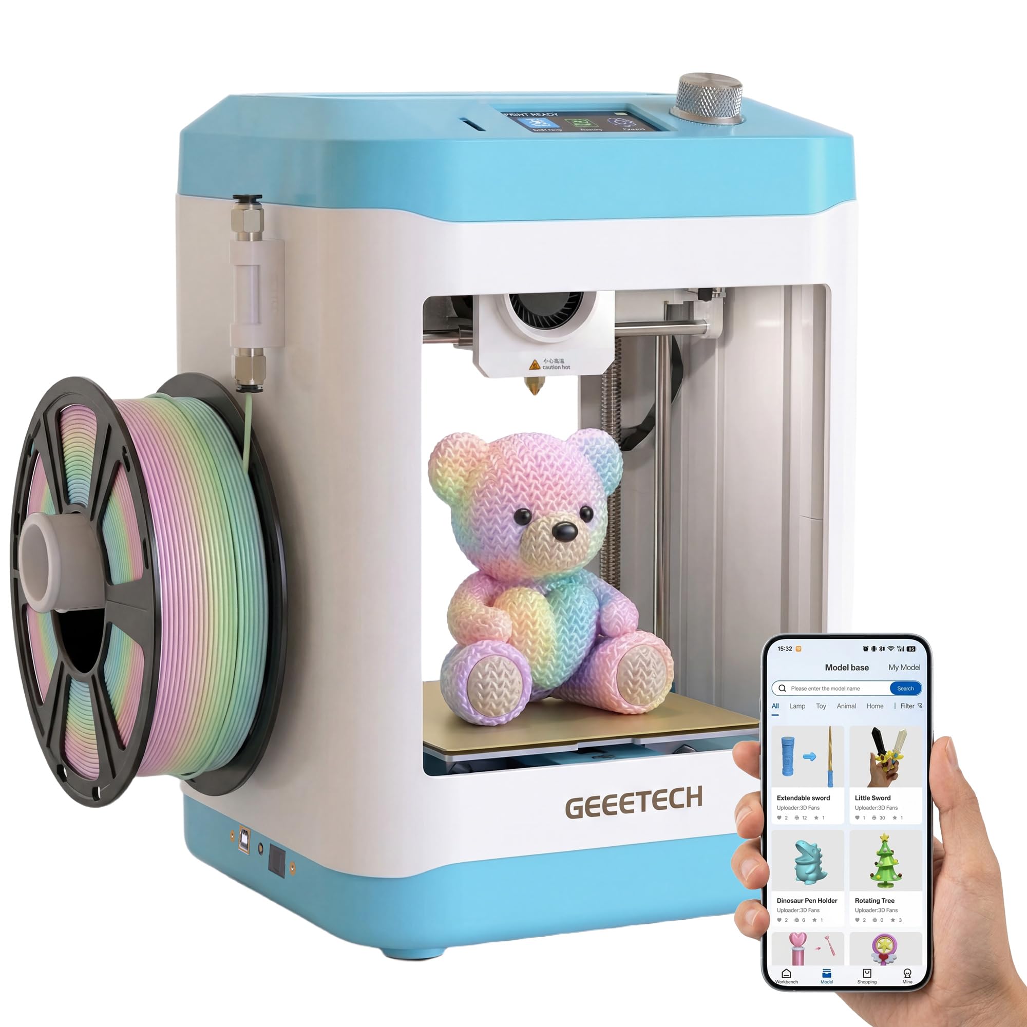 TEQStone M1S Mini 3D Printer