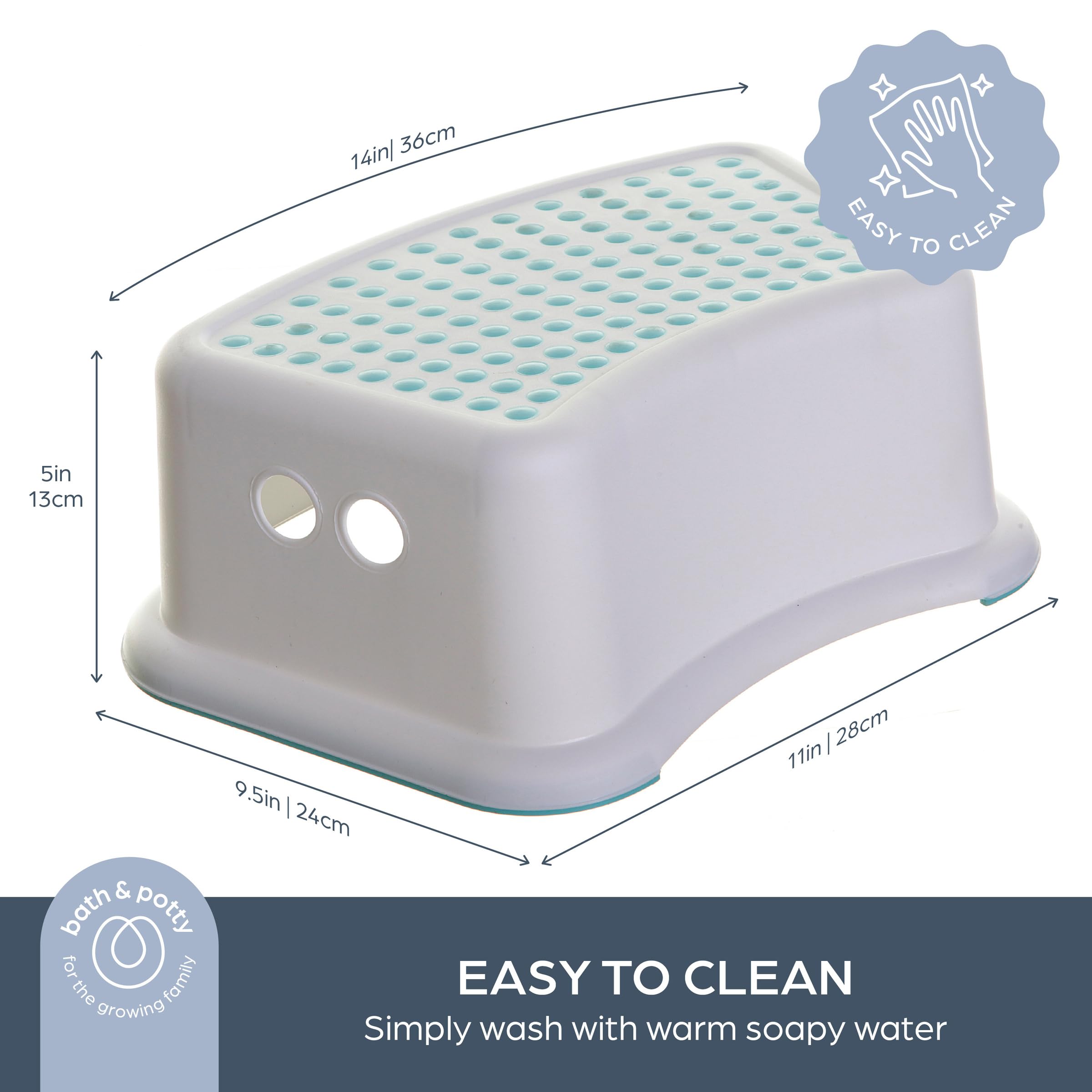 Dreambaby Sgabello Aqua Dots, vasino per bambini con base antiscivolo, modello L672