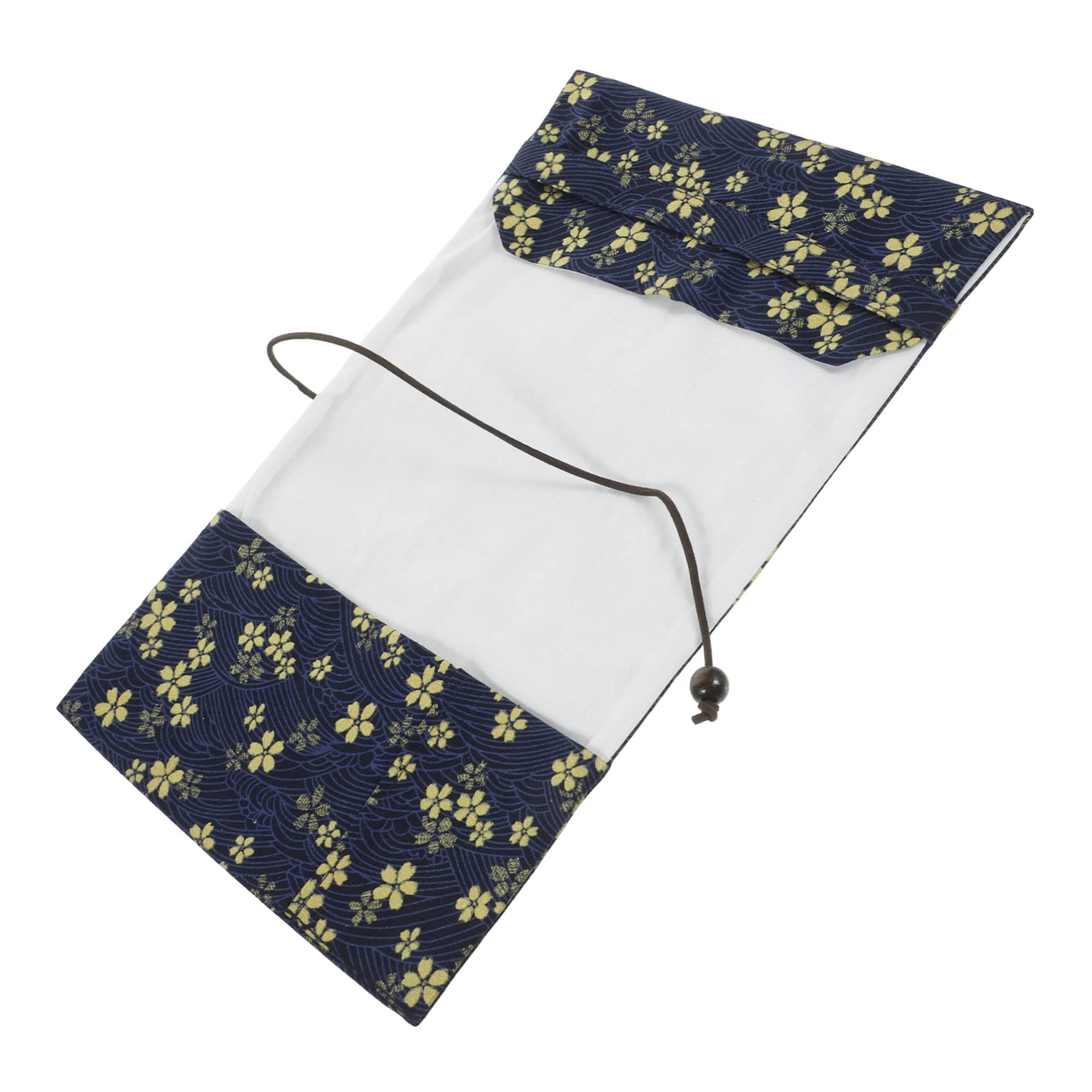 SHINEOFI 4pièces Couverture De Tissu Fait Main Housse Décorative Textile Protège Cahier Motif Cerisier Pour Notes Et Journaux