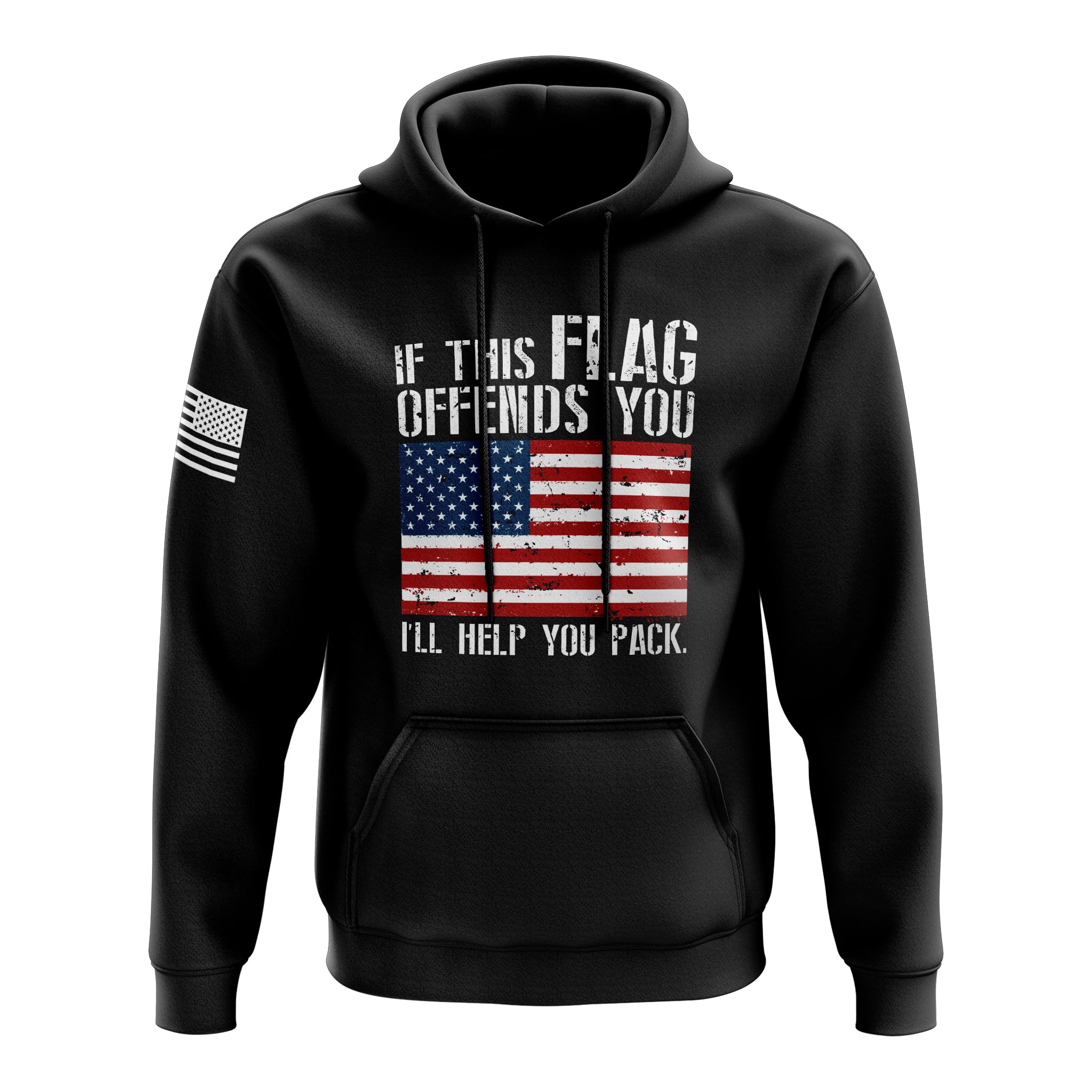 Patriotic Heavyweight Hoodie for Men and Women