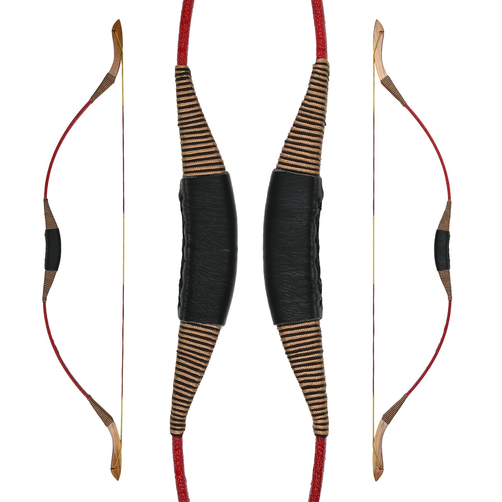 Drake Archery Traditioneller Reiterbogen, 130 cm, 25 lbs