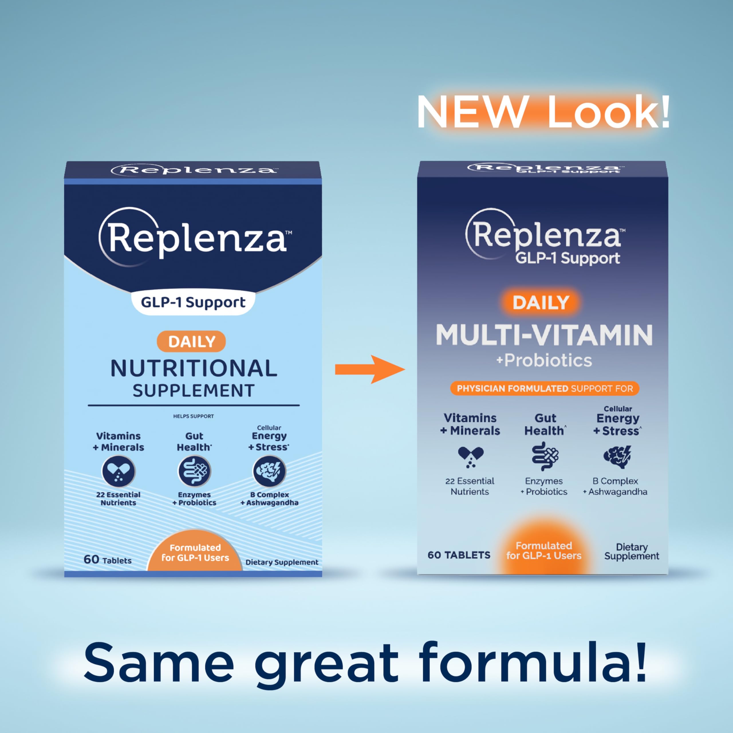 replenza supplement company glp-1 Amazon.com: Replenza Daily GLP-1 Nutritional Support Supplement, Essential  Vitamins and Minerals, Support for Gut Health, Stress and Cellular Energy –  60 Tablets : Health & Household