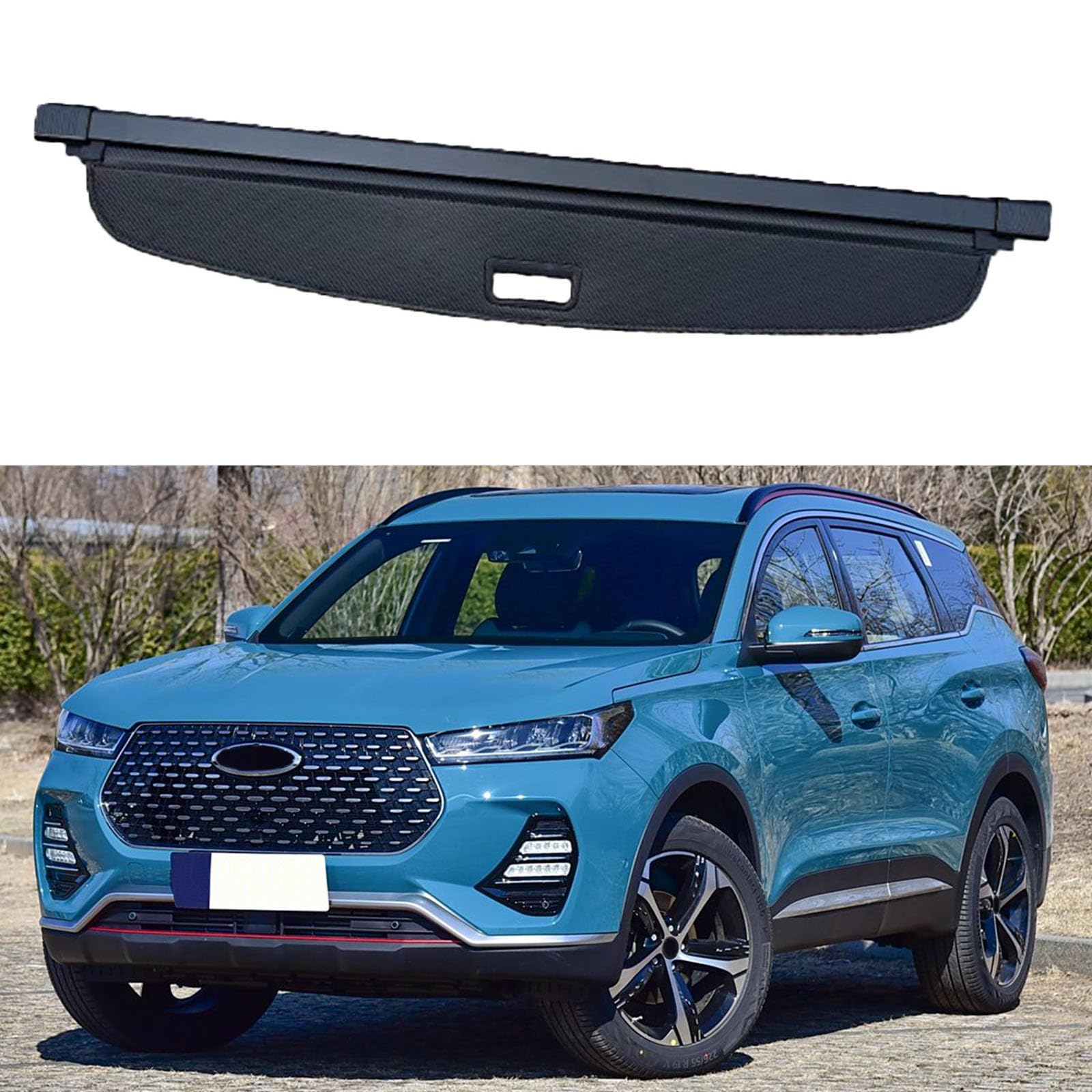 SXLGDW Car Retractable Rear Trunk Parcel Shelf,Compatible with Chery Tiggo 7 2020-2024,Car parts