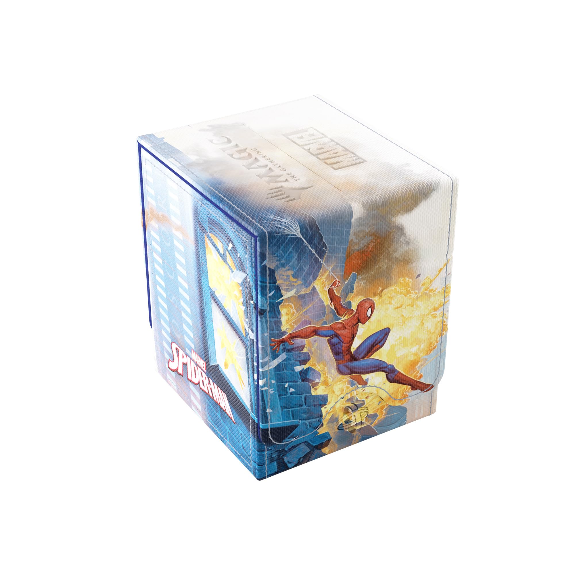 Gamegenic Multicoloured Magic: The Gathering - Marvel's Spider-Man Art Squire Plus 100+ Xl, Up To 100+ Double Sleeved Cards + 1 Slide Card Case