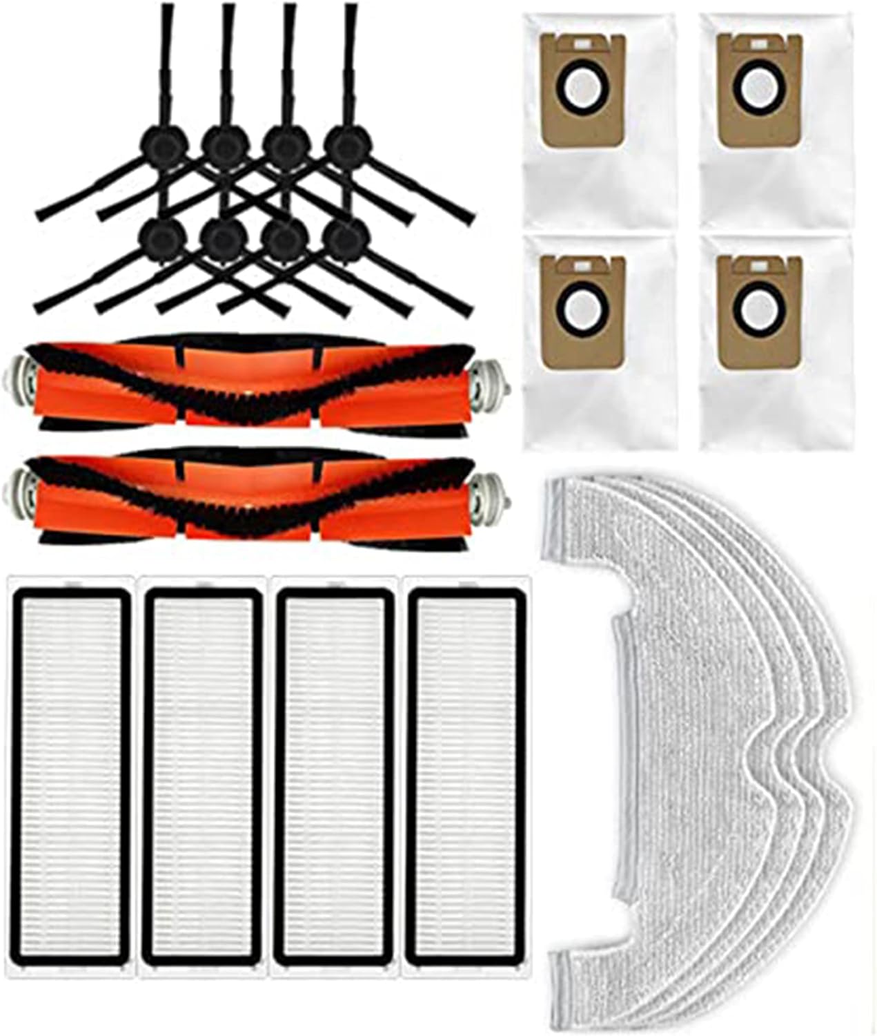 WHUS Replacement Spare Parts Fit for Dreame D10 Plus /Z10 Pro /L10 PlusRobot