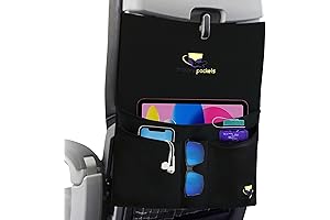 Airplane Pockets Airplane Tray Table Cover with Pocket Organizer