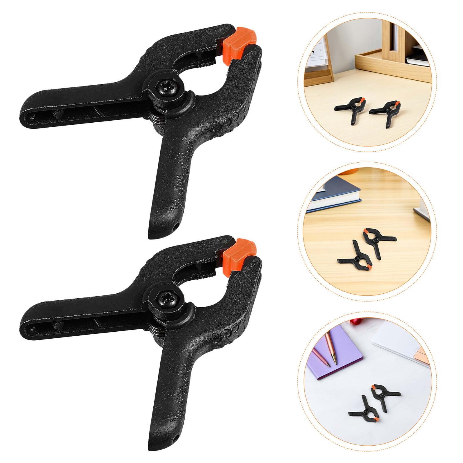 Uonlytech Set 50 Morsetti a Molla in Plastica per Fondali Fotografici Clip Elastiche per Studio e Video Supporti Compatti per Tessuti e Carta Morsetti Artigianali per Attrezzature