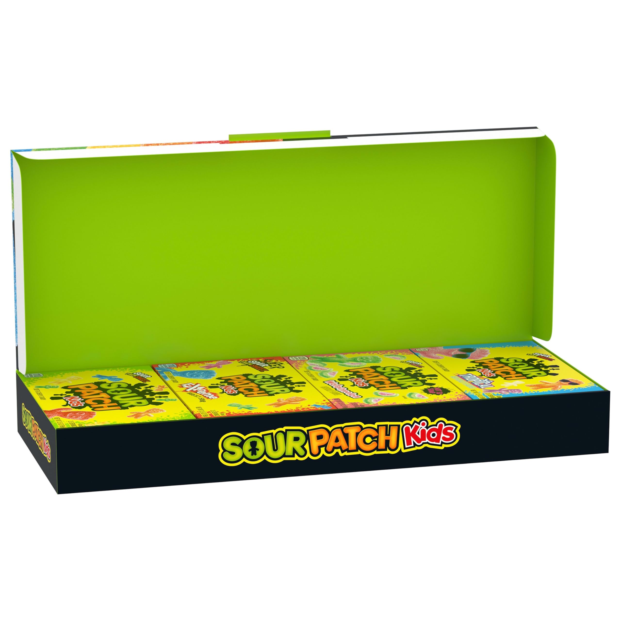 SOUR PATCH KIDS Confezione regalo di caramelle gommose morbide e gommose, confezione regalo, 8 ct | 8 scatole singole da 99,2 g, caramelle sfuse