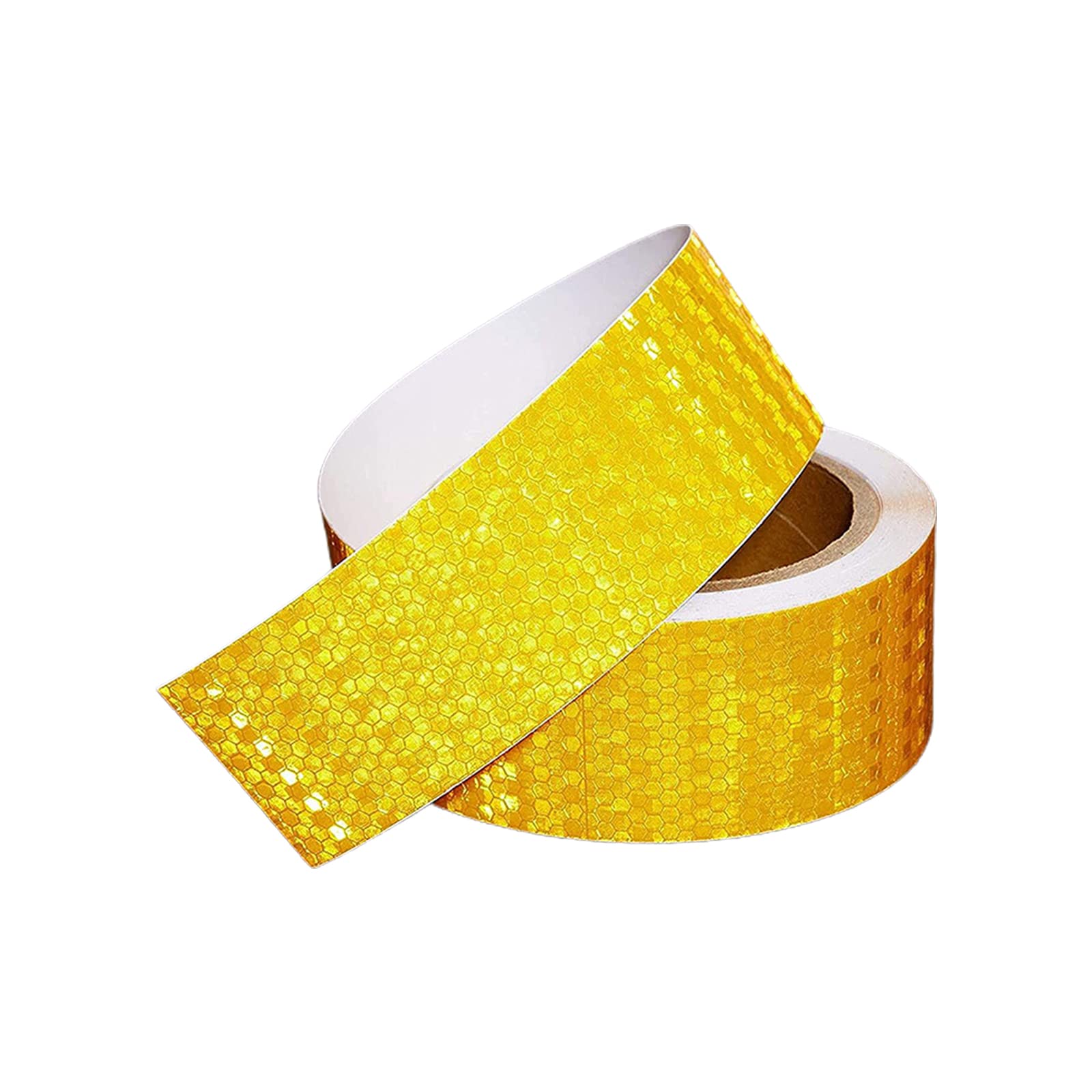 YUZGUHEY Reflective tape, Self Adhesive Fluorescent Reflector Warning Tape, Multicolor 2.5cm And Width