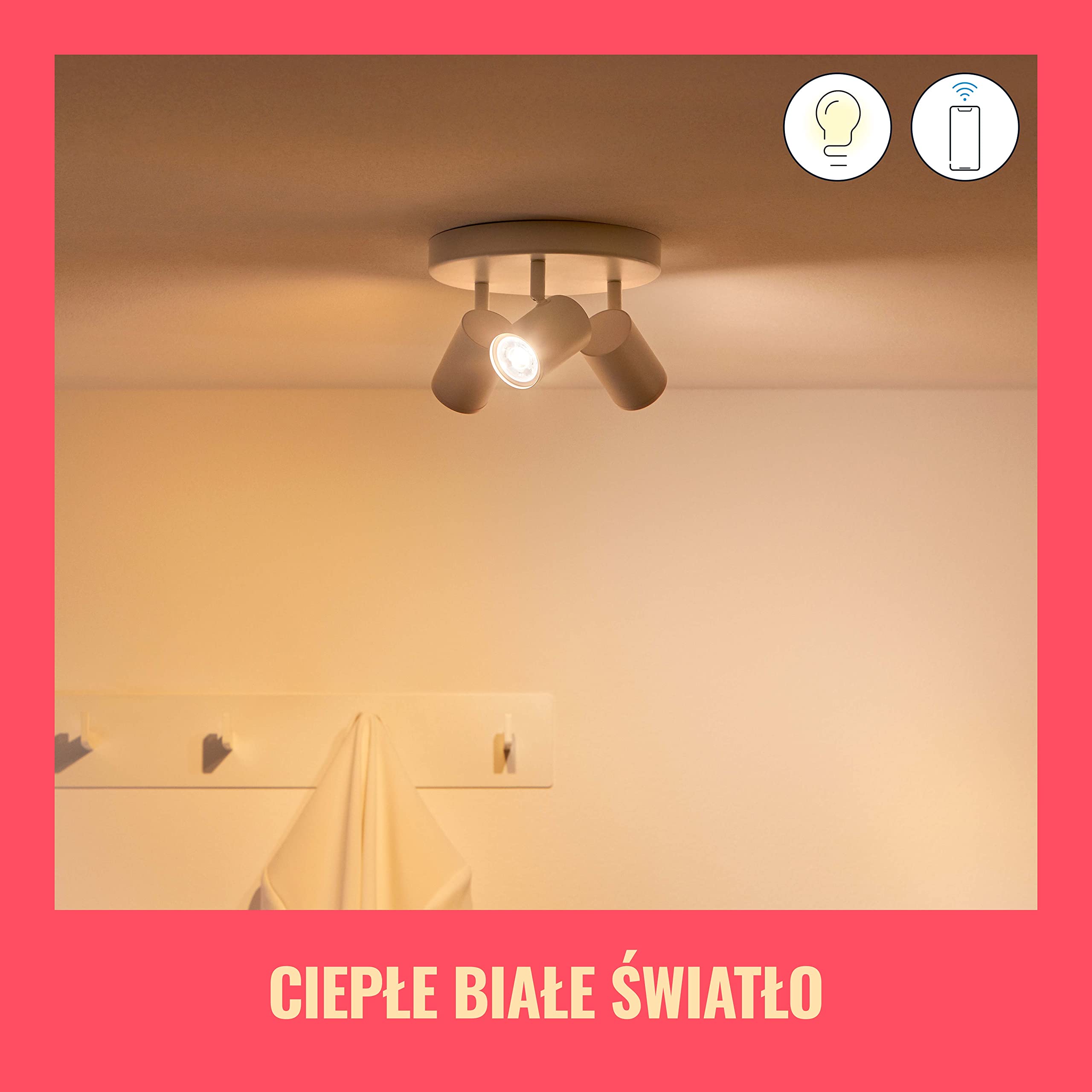 Wi-Fi BLE 50W GU10 GLASS 922-65 RGB1PF/6
