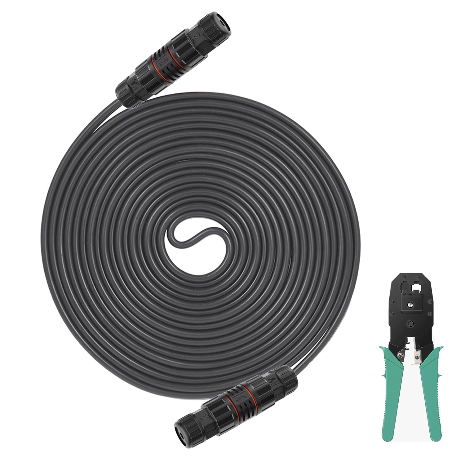 Photo 1 of 75ft Starlink Cable Extension & Repair Kit, Starlink Replacement Cable Extend Original Cable to 225ft, IP68 Waterproof, Supports 1000M Protocol, Adopts Pure Copper Data Transmission