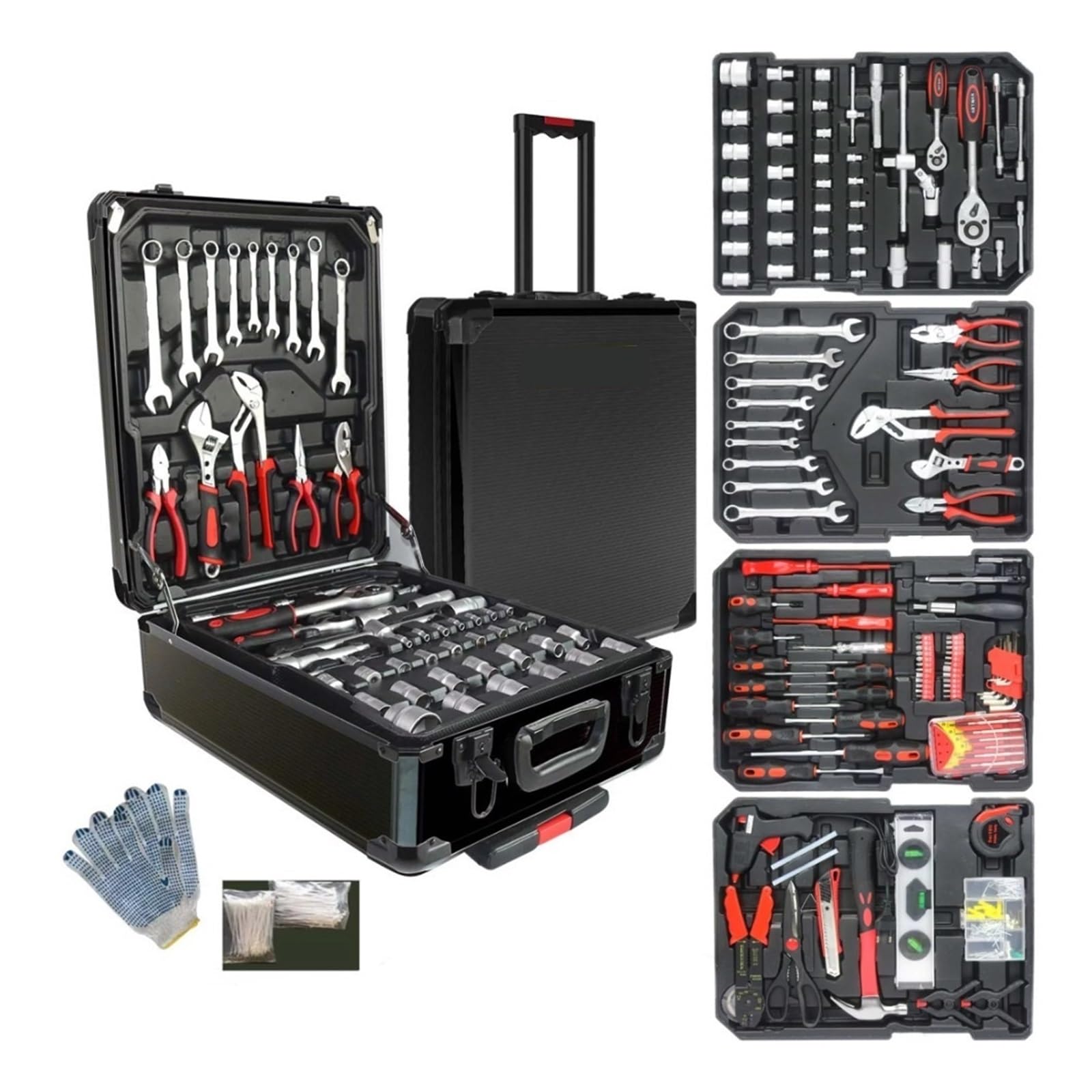 Photo 1 of 899 Pcs Tool Set, General Hand Tool Kit with Toolbox for Household, Auto Repair