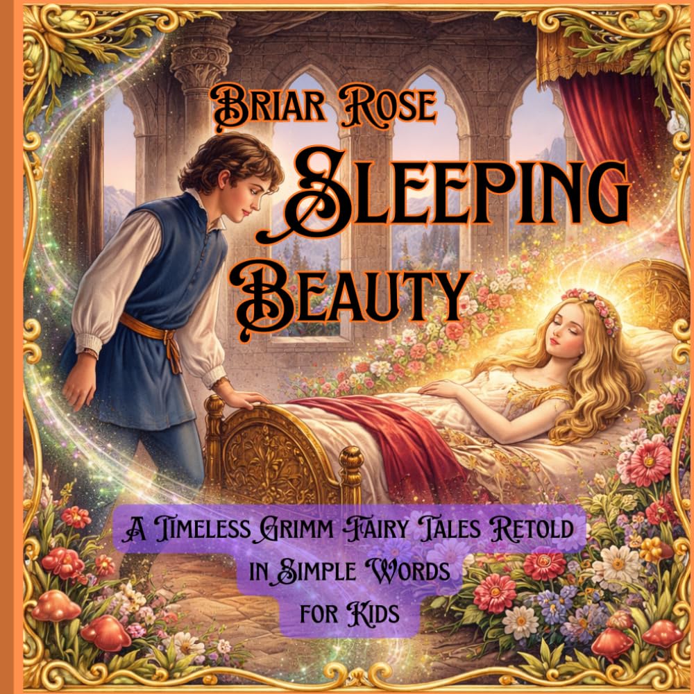 Briar Rose Sleeping Beauty: A Timeless Grimm Fairy Tale Retold for Kids | A Magical Storytime Book with Beautiful Illustrations: 5 (Timeless Princess Stories)