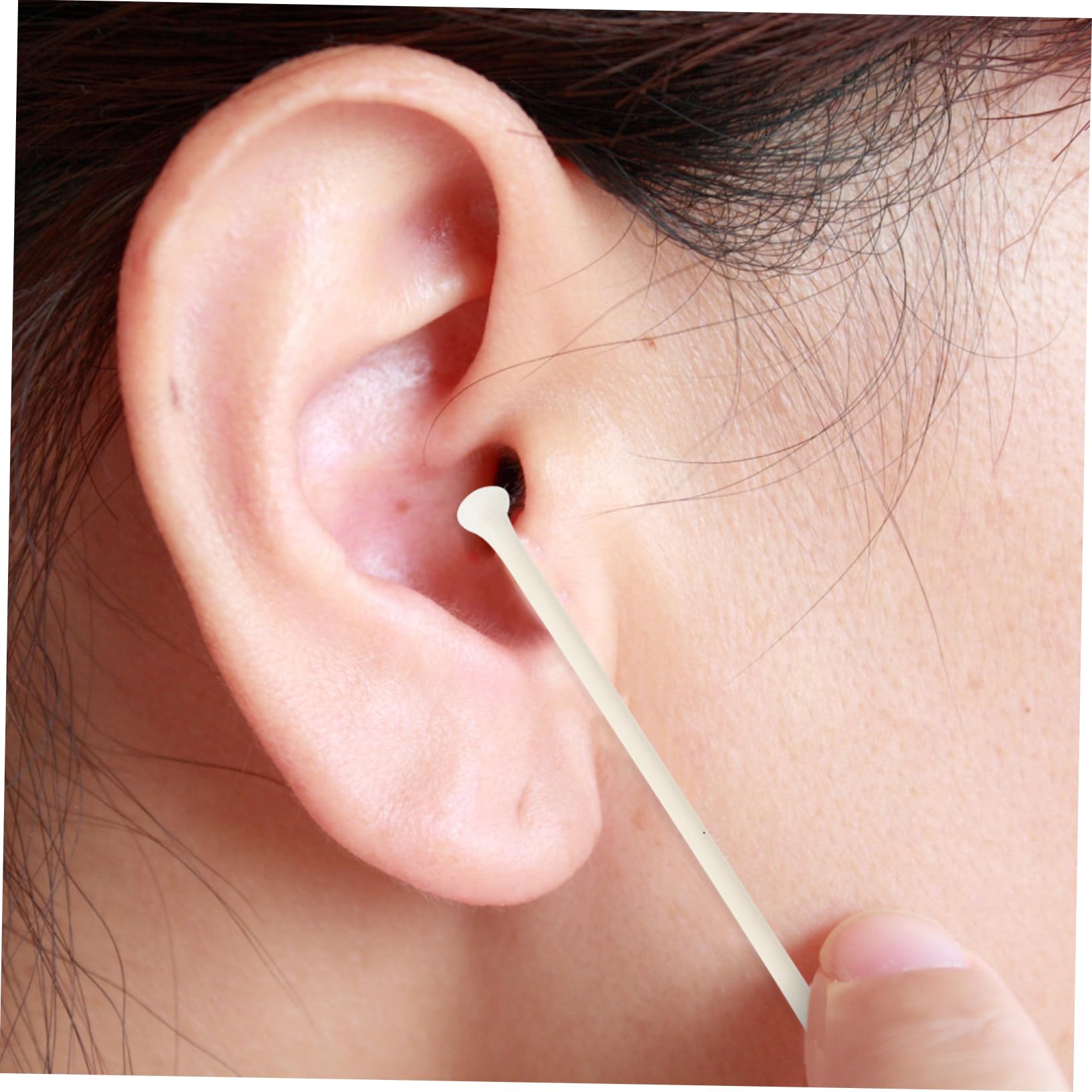 IWOWHERO Double Head Ear Swabs Ear Cleaning Tools Tight Cotton Heads Safe for Boys and Girls Adults 300 Sticks/3 Boxes