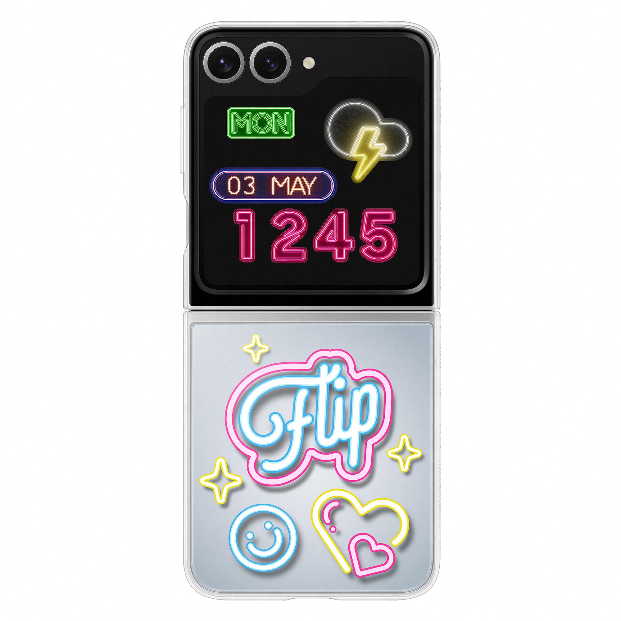 Samsung Galaxy Official Neon Flipsuit Case for Galaxy Z Flip6, Grey