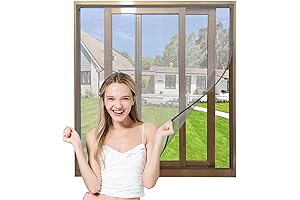 NeatiEase Adjustable DIY Magnetic Window Screen: Sized to Perfection for Smaller Windows