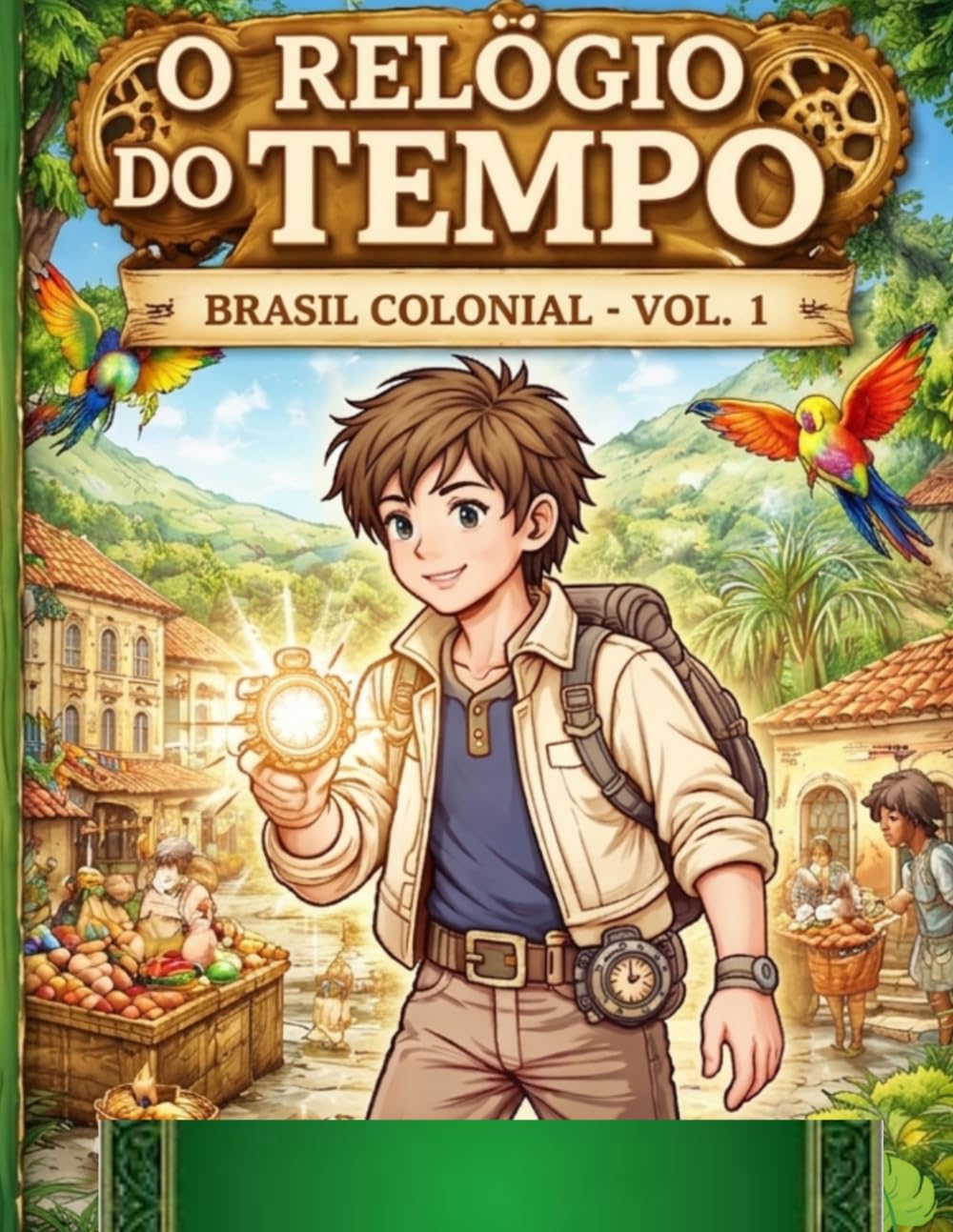 O Relógio do Tempo - Livro para colorir para jovens e adultos: Brasil Colonial - Vol.1