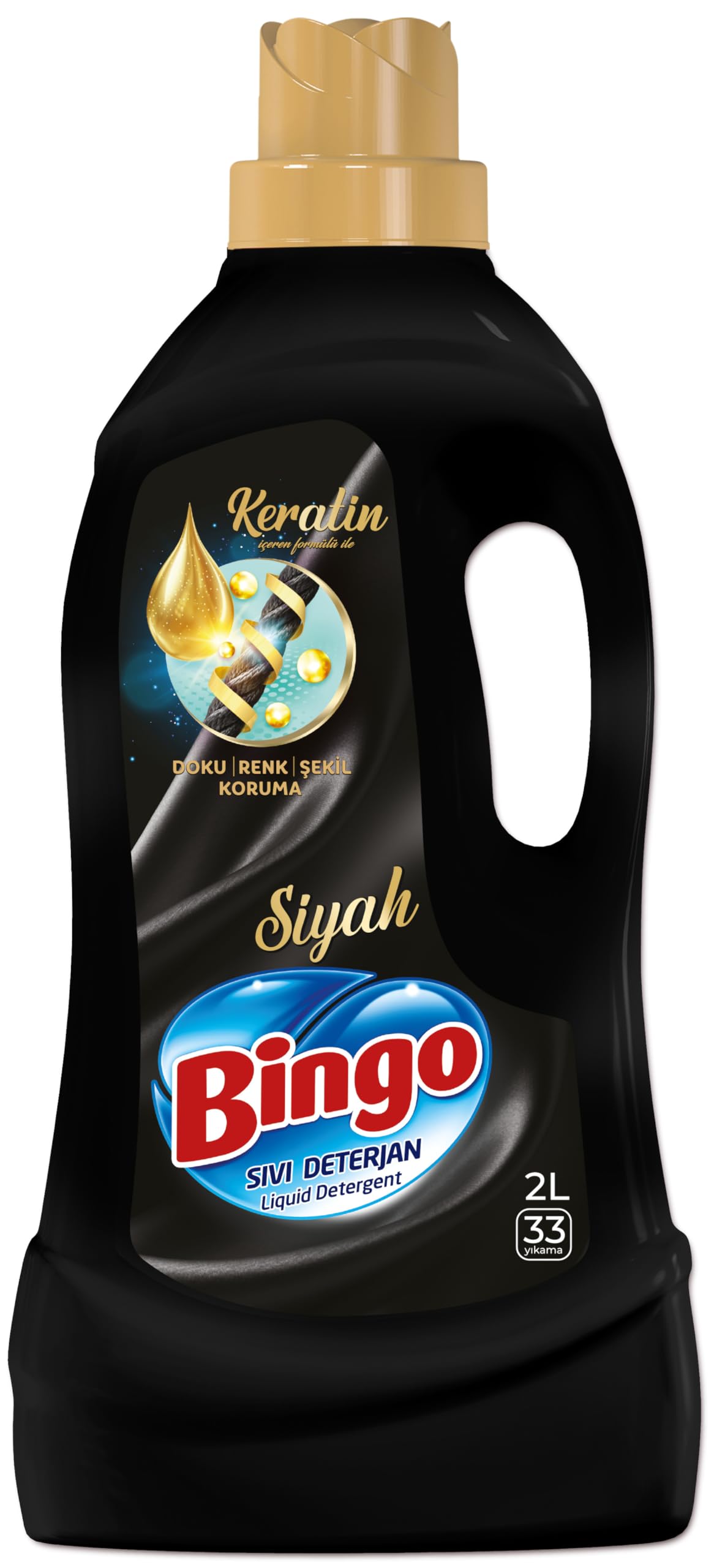 Bingo Sıvı Çamaşır Deterjan Bakım Siyah 2000 ml 33 Yıkama