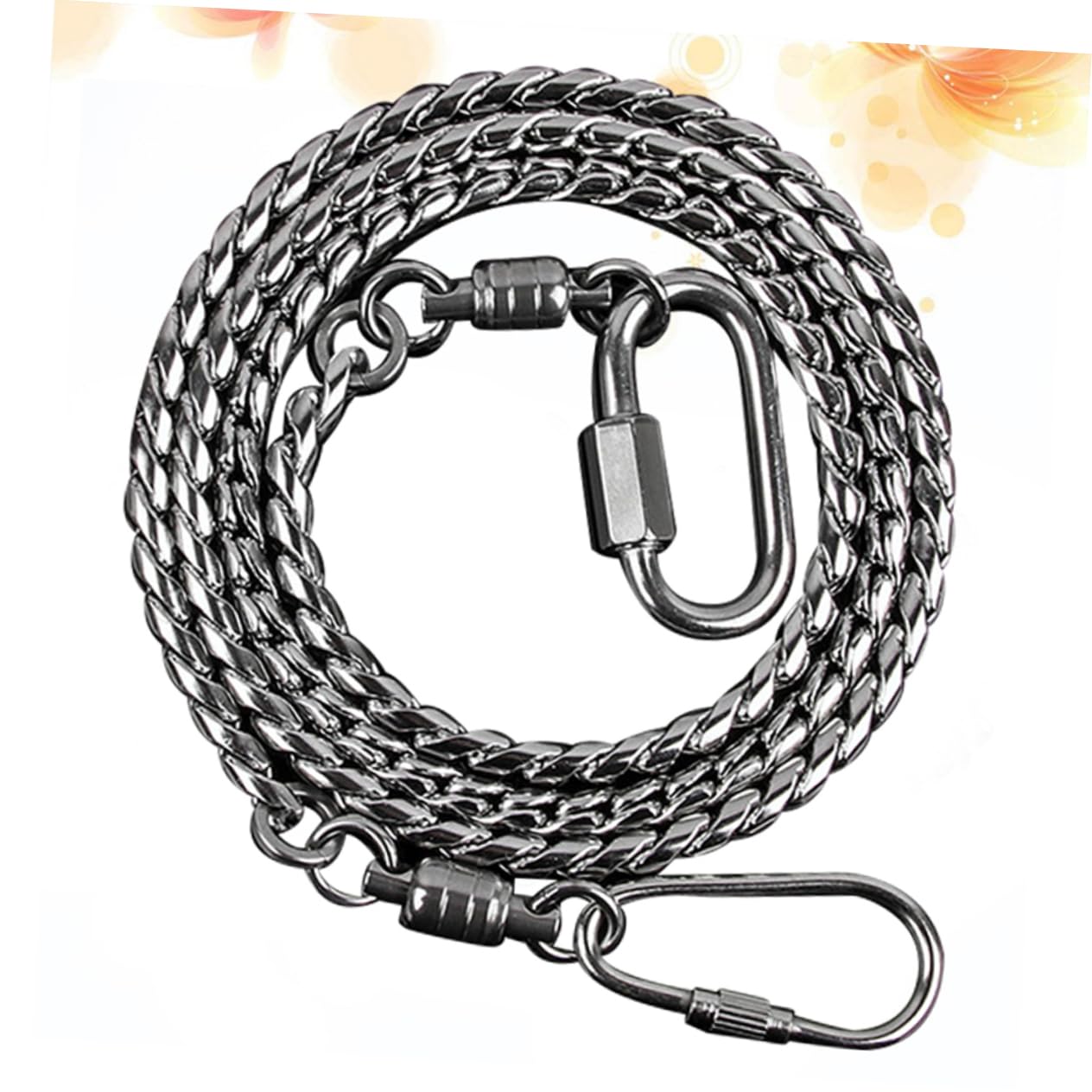 Beavorty 2 Piezas Loro Juguetes Gris Africano Correa de Entrenamiento para Mascotas calcetín Cadena Tobillera de pie de Loro Tobillera de pie de pájaro Aves Decorar Tobillo