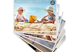 vivinin: 12-Pack 5x7 Magnetic Photo Frames