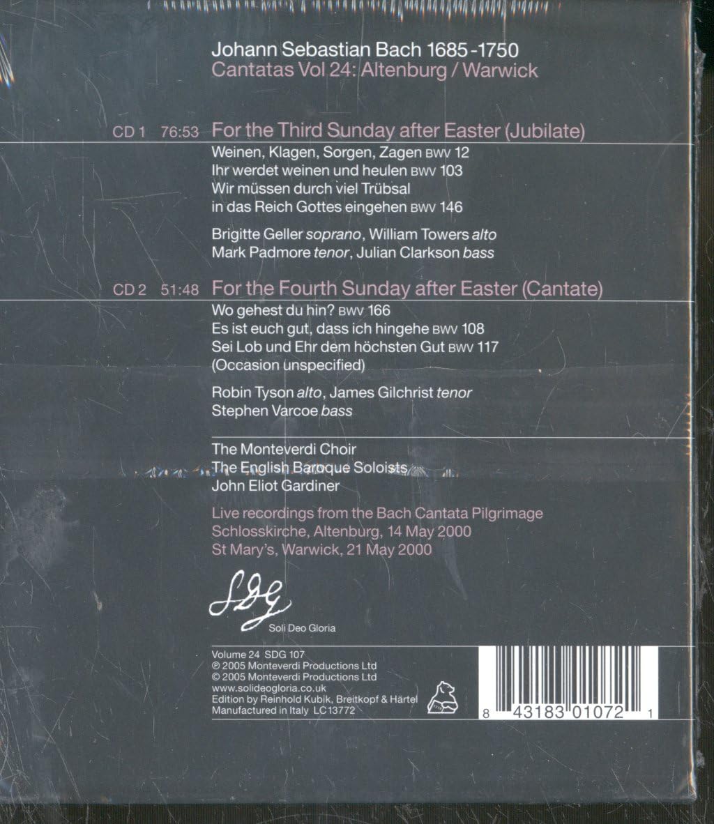 Bach J.S. / Cantatas Vol. 24: Altenburg / Warwick
